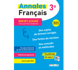 Brevet assuré - Annales - Français - 3e - 2025