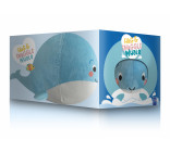 Baleine livre-doudou - Mon copain de calins