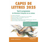 CAPES de Lettres 2025 - Tout le programme de littérature française en un volume