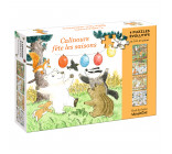 Calinours fête les saisons - 4 puzzles évolutifs