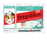 Mini Frigobloc Hebdomadaire 2025 avec un stylo 4 couleurs (de janv. à déc. 2025)