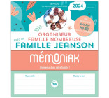 Organiseur familial Mémoniak spécial famille nombreuse avec la Famille Jeanson 2024