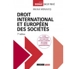 Droit international et européen des sociétés