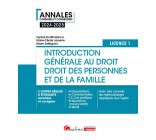 Introduction générale au droit et droit des personnes et de la famille - L1