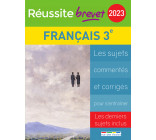 Réussite brevet 2023 français 3e