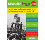 Réussite brevet 2023 histoire-géographie-EMC 3e