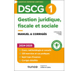 DSCG1 - Gestion juridique, fiscale et sociale - Manuel 2024-2025