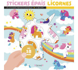 Stickers épais - Licornes