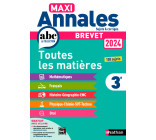 Maxi Annales Brevet 2024 - Corrigé