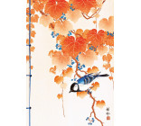 Carnet Hazan Mésange dans l'estampe japonaise 18 x 26 cm (papeterie)