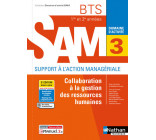 Collaboration à la gestion des RH - BTS SAM 1e/2e années (DOM ACT SAM) Livre + licence élève 2021