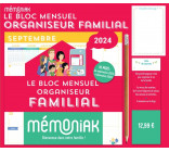 Le Bloc mensuel organiseur familial Mémoniak 2024, calendrier (sept. 2023 - déc. 2024)