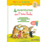 COCORICO JE SAIS LIRE ! 1RES LECTURES - 4 AVENTURES P-TITES POULES - NIVEAU 2 - TOME 1