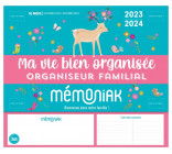 Mini-organiseur Mémoniak Ma vie bien organisée, calendrier mensuel sept. 2023- déc. 2024