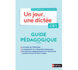 Un jour, une dictée CE1 - Cahier corrigé + Guide PCF