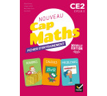 CAP Maths CE2 - Éd. 2021 - fichier entrainement + Cahier géométrie + livret problèmes