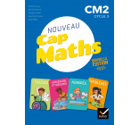 CAP Maths CM2 - Éd. 2021 - Livre élève Nombres et calculs  + Cahier géométrie + Dico Maths