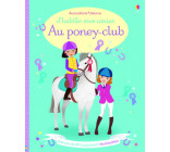 J'habille mes amies Au poney-club - Autocollants Usborne