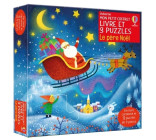 Le père Noël - Mon petit coffret Livre et 3 puzzles