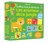 Les animaux de la jungle - Coffret livre et dominos