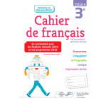 Cahier de français cycle 4 / 3e - éd. 2019