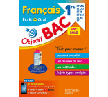 Objectif Bac - Français écrit et oral 1res STMG - STI2D - ST2S - STL - STD2A - STHR,  BAC 2022