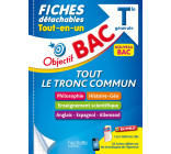 Objectif BAC Fiches détachables enseignements communs Terminale