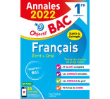 Annales Objectif BAC 2022 Français 1res