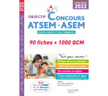 Objectif  Concours ATSEM - ASEM 2022: 90 fiches et 1 000 QCM