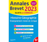 Annales BREVET 2023 - Histoire-géo-EMC