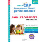 Objectif CAP Accompagnant Éducatif Petite Enfance, ANNALES (épreuves professionnelles) 2023