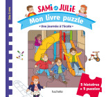 Sami et Julie Maternelle - Mon livre puzzle - Une journée à l'école