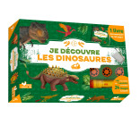 Je découvre les dinos - coffret avec lampe et kit excavation