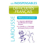 DIFFICULTES DU FRANCAIS - LES INDISPENSABLES LAROUSSE