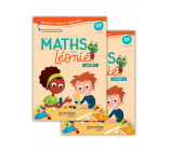 Les Maths avec Léonie CP 2019 Cahiers de l'élève 1 et 2 sous film