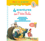 COCORICO JE SAIS LIRE ! 1RES LECTURES - 4 AVENTURES P-TITES POULES - NIVEAU 1 - TOME 1