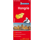 Carte Nationale Hongrie / Hongarije