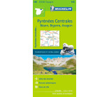 Carte Zoom Pyrénées Centrales - Béarn · Bigorre · Aragon