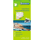 Carte Zoom Costa Brava, Environs de Barcelone