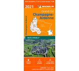 Carte Régionale Champagne-Ardenne 2021