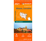 Carte Régionale Alsace, Lorraine 2021