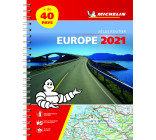 Atlas Europe 2021 - Atlas Routier et Touristique (A4-Spirale)