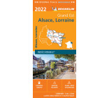 Carte Régionale Alsace, Lorraine 2022