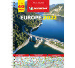 Atlas Europe 2022 - Atlas Routier et Touristique (A4-Spirale)