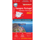 Carte Nationale España, Portugal 2022 - Papel alta resistencia / Espagne, Portugal 2021 - Indéchirab