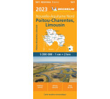 Carte Régionale Poitou-Charentes, Limousin 2023