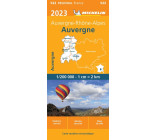 Carte Régionale Auvergne 2023