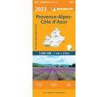 Carte Régionale Provence-Alpes-Côte d'Azur 2023