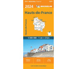 Carte Régionale Hauts-de-France 2024