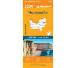 Carte Régionale Normandie 2024